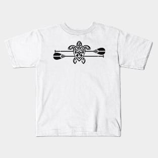 Tribal Turtle Stand-Up Kids T-Shirt